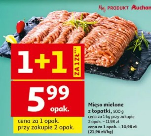 Mięso mielone z łopatki