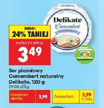 Ser pleśniowy Camembert naturalny Delikate