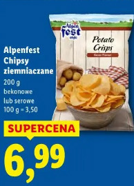 Alpenfest Chipsy ziemniaczane