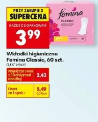 Wkładki higieniczne Femina Classic