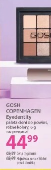 Gosh Copenhagen Eyedentity paleta cieni do powiek różne kolory