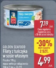 Golden Seafood Filety z tuńczyka w sosie własnym
