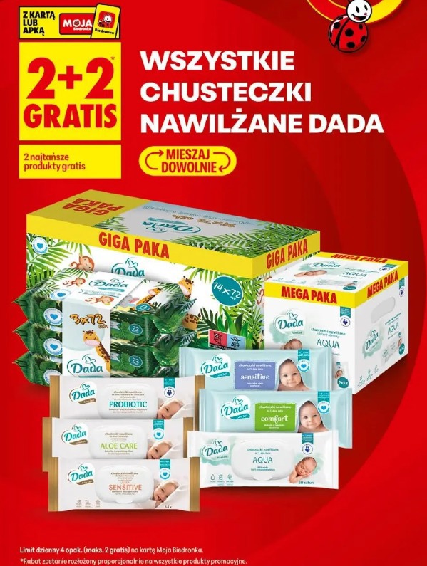 Wszystkie chusteczki nawilżane Dada