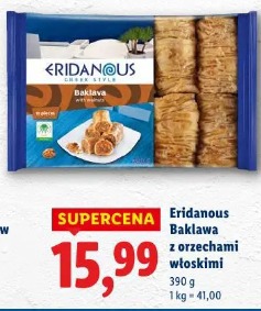 Eridanous Baklawa z orzechami włoskimi