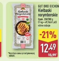 Gut Drei Eichen Kiełbaski norymberskie