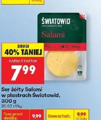 Ser żółty Salami w plastrach Światowid