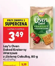 Lay's Oven Baked Krakersy Warzywa z Cebulką