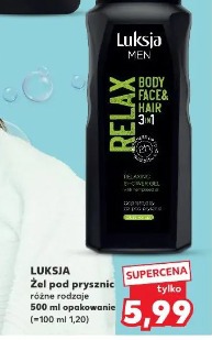 Luksja Men Relax Body Face & Hair 3 w 1