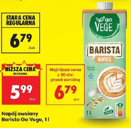 Napój owsiany Barista Go Vege
