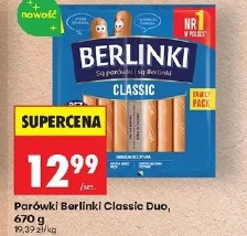 Parówki Berlinki Classic Duo
