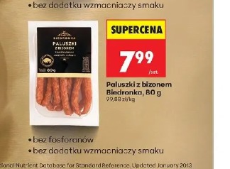 Paluszki z bizonem Biedronka