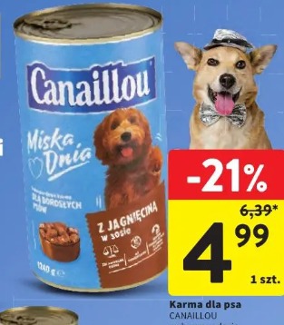 Karma dla psa Canaillou miska dnia z jagnięciną w sosie