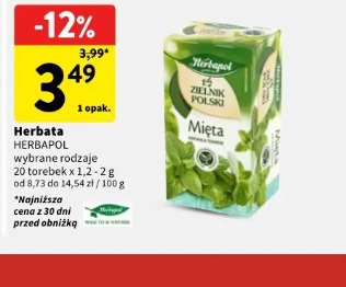 Herbata Herbapol Mięta