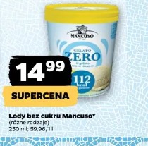 Lody bez cukru Mancuso