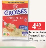 Ser emmental francuski tarty Croises