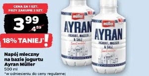 Napój mleczny na bazie jogurtu Ayran Müller