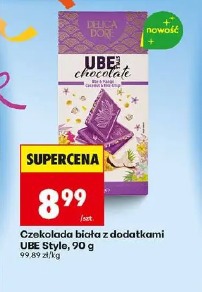 Czekolada biała z dodatkami UBE Style