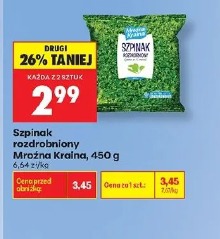 Szpinak rozdrobniony Mroźna Kraina