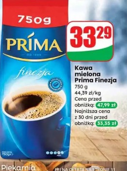 Kawa mielona Prima Finezja