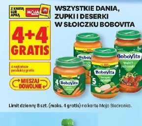 Wszystkie dania, zupki i deserki w słoiczku Bobovita