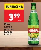 Piwo Łomża gruszka