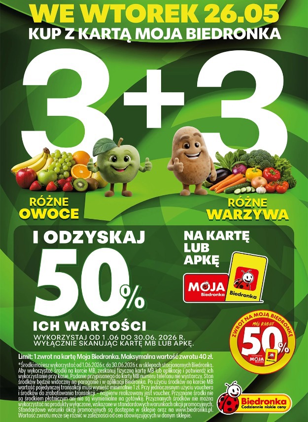 Różne warzywa + owoce