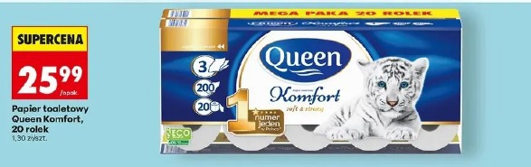 Papier toaletowy Queen Komfort