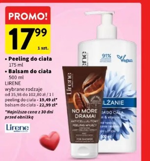 Lirene peeling do ciała, balsam do ciała