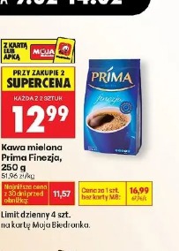 Kawa mielona Prima Finezja