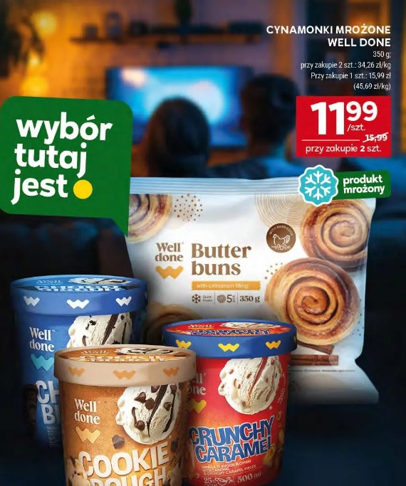 Cynamonki mrożone WELL DONE