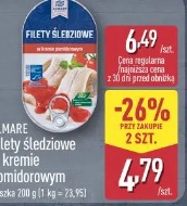 Almare Filety śledziowe w kremie pomidorowym