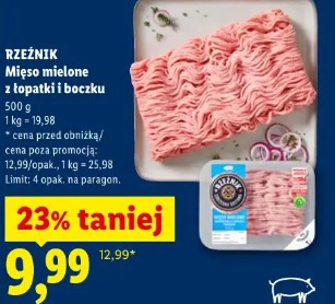 Rzeźnik Mięso mielone z łopatki i boczku