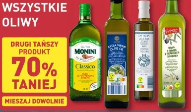 Wszystkie oliwy drugi tańszy 70% taniej