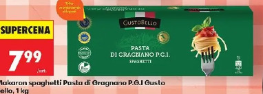 Makaron spaghetti Pasta di Gragnano P.G.I Gusto Bello