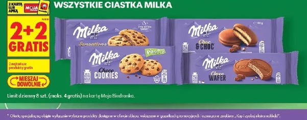 Wszystkie ciastka Milka