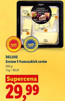 Deluxe Zestaw 5 francuskich serów