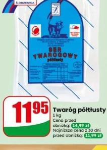 Twaróg półtłusty