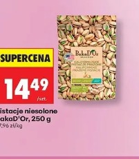 Pistacje niesolone BakaD'Or