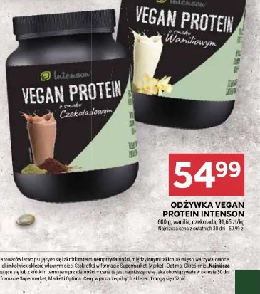 Odżywka vegan protein Intenson
