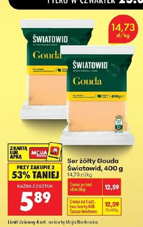 Ser żółty Gouda Światowid