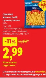 Combino Makaron fusilli z pszenicy durum