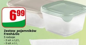 Zestaw pojemników Fresh&Go