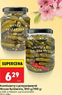 Korniszony z przyprawami Nasza Spiżarnia