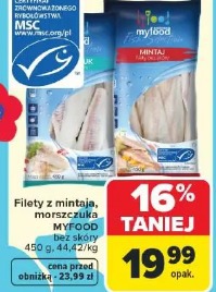 Filety z mintaja, morszczuka MYFOOD
