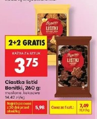 Ciastka listki Bonitki