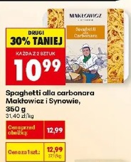 Spaghetti alla carbonara Makłowicz i Synowie