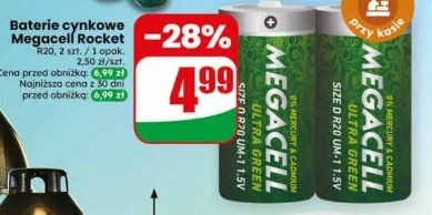 Baterie cynkowe Megacell Rocket
