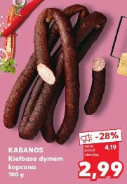 Kabanos Kiełbasa dymem wędzona