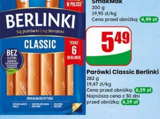 Parówki Classic Berlinki