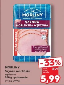 Morliny Szynka morlińska wędzona
